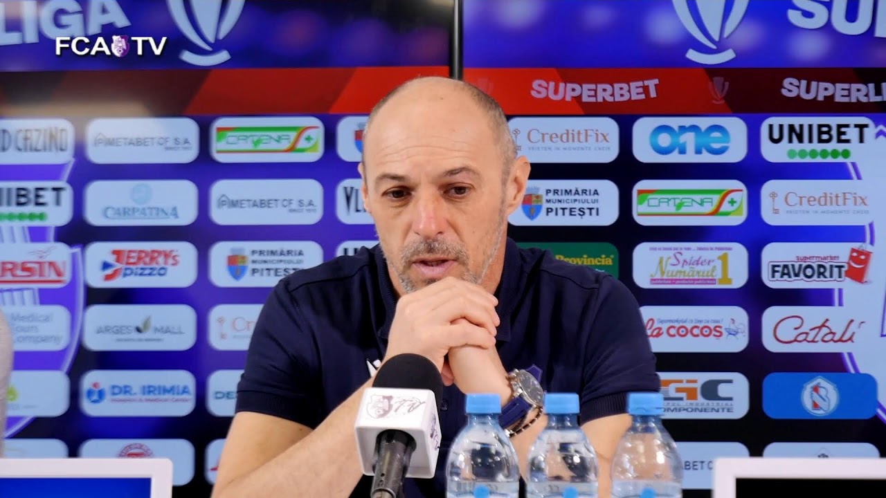 Conferința de presă premergătoare meciului cu Slobozia