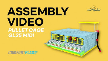 Assembly Guide (3D): Grow Out Pen - 2 Section H:9.5" | Hatching Time, Cimuka