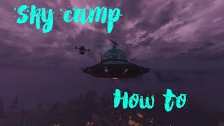 How To Build Sky Camps After Burning Springs Update - Fallout76