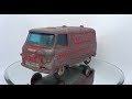 FULL RESTORATION OF A CORGI COMMER 3/4 TON CHASSIS  (VAN VERSION)