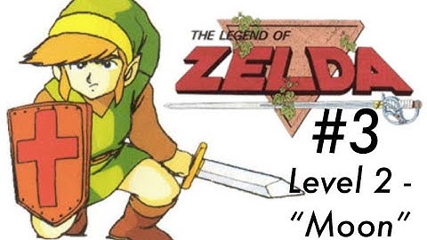 The Legend of Zelda (NES) Video Walkthrough Part 3 - Level 2: "Moon"