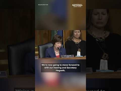 PROTESTERS INTERRUPT Secy. Hegseth during Senate's emergency funding hearing