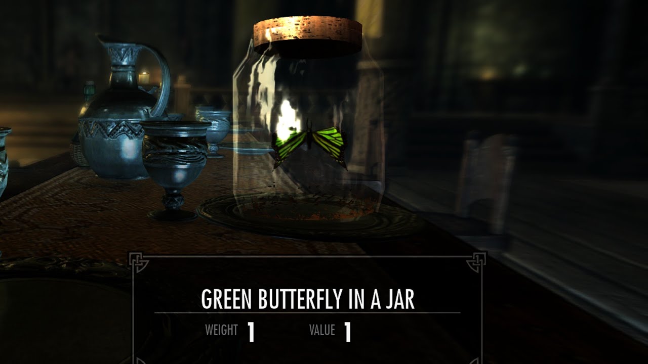 Green Butterfly in a Jar Location YouTube