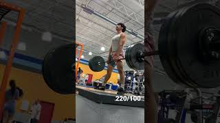 Training for a weightlifting meet by Sumo