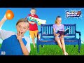 Sneaky Jokes Water Battle with Kids Fun TV and Bunch O Balloons!