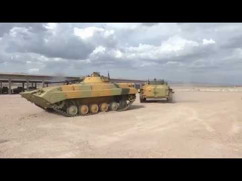 The forced march of the Russian IFV-2 crews in the Chinese Taklamakan Desert