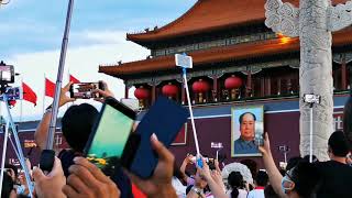 2021年8月1日建军节，中国北京天安门广场升旗仪式，太震撼了！