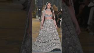 Alia Bhatt Looks Stunning In Manish Malhotras Heavy Bridal Lehengaalia Latest Ramp Walk