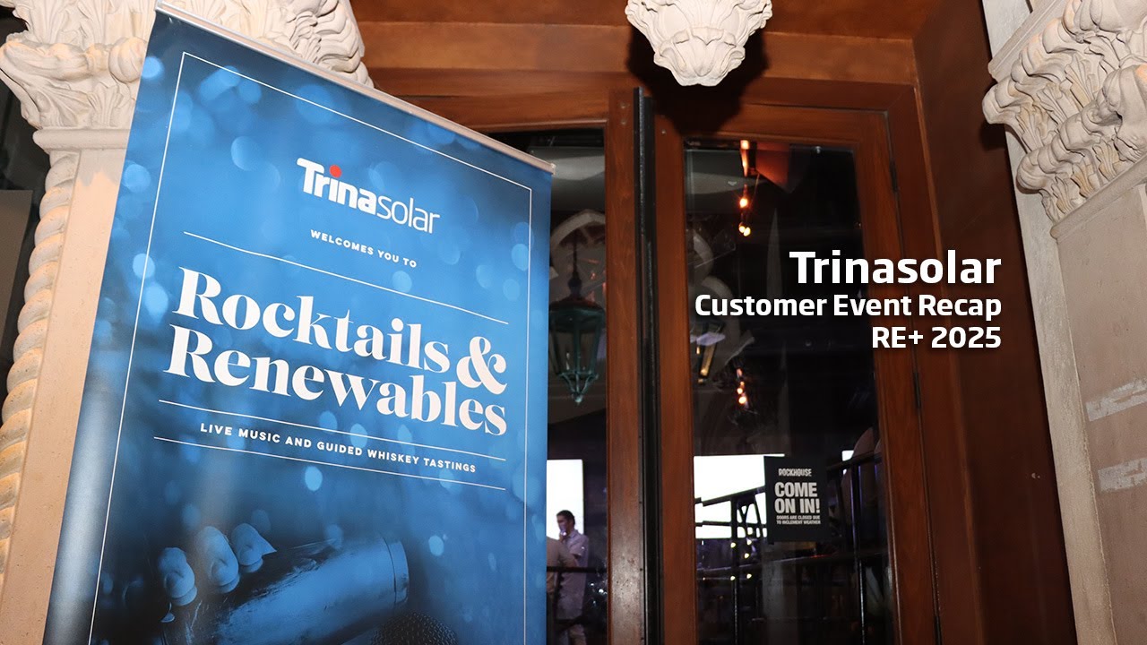 RE+ 2025 "Rocktails & Renewables" Customer Appreciation Event Slideshow