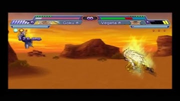 DBZ Shin Budokai 2 - SSJ3 Goku vs. Majin Vegeta (HD 720p)