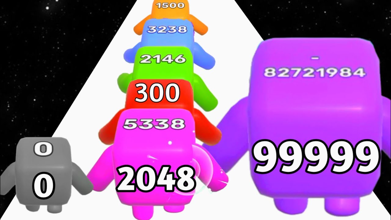 Level Up Numbers vs Push Harder - Level Up Number (ASMR, Math Games) New Update 