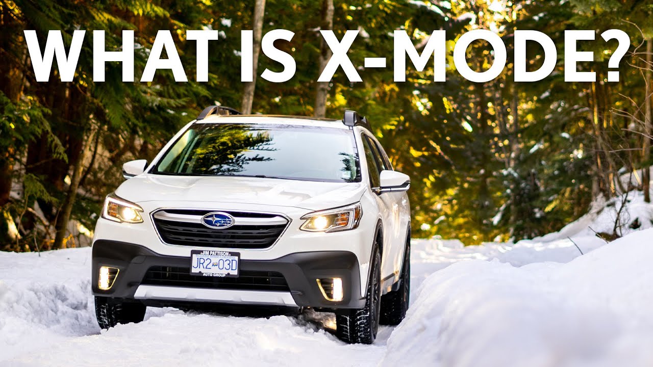 What Is Subaru X Mode Youtube