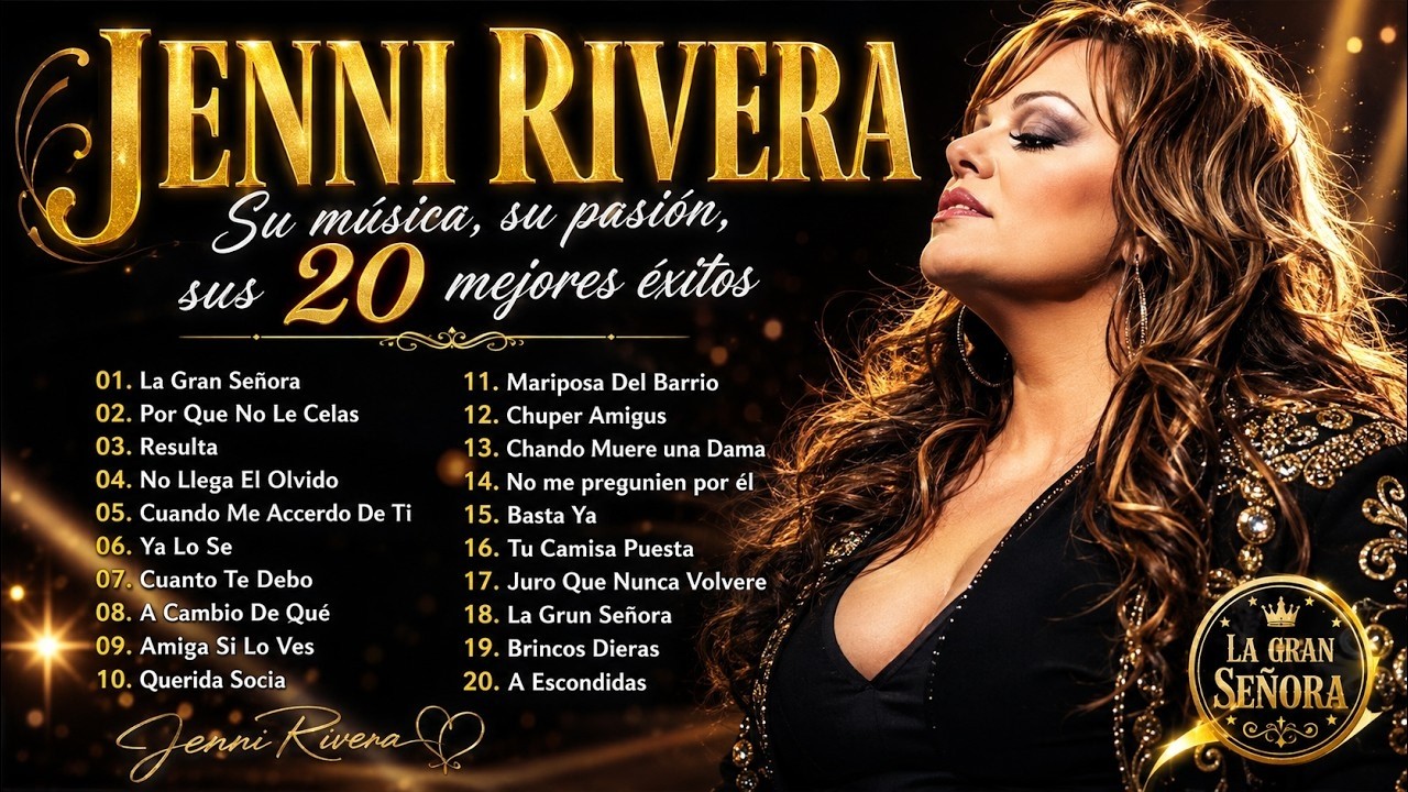 Jenni Rivera Rancheras Mix | Sus Mejores Canciones de Siempre