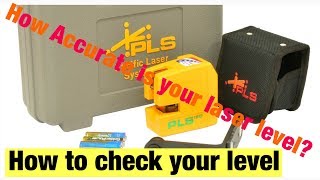 How To Check The Accuracy Of Your Laser Level