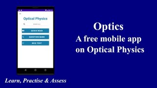 Optics: A free mobile app on Optical Physics screenshot 1