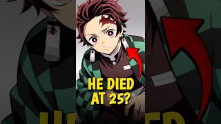 Tanjiro Died At The Age Of 25 #animeshorts #demonslayer #short #shorts #kimetsunoyaiba