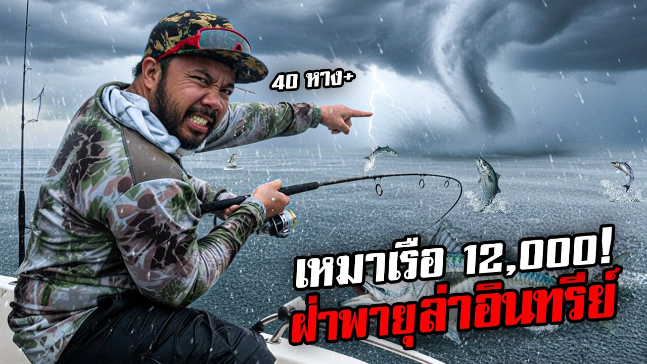 ดีเจภูมิฝ่าพายุ! เหมาเรือตามล่าปลาอินทรีย์อ่าวไทย