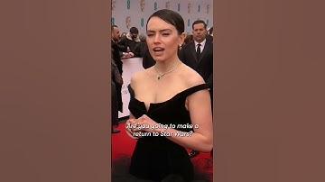 Thumbnail of She never stopped being Rey 😍 #StarWars #DaisyRidley #Rey #BAFTA