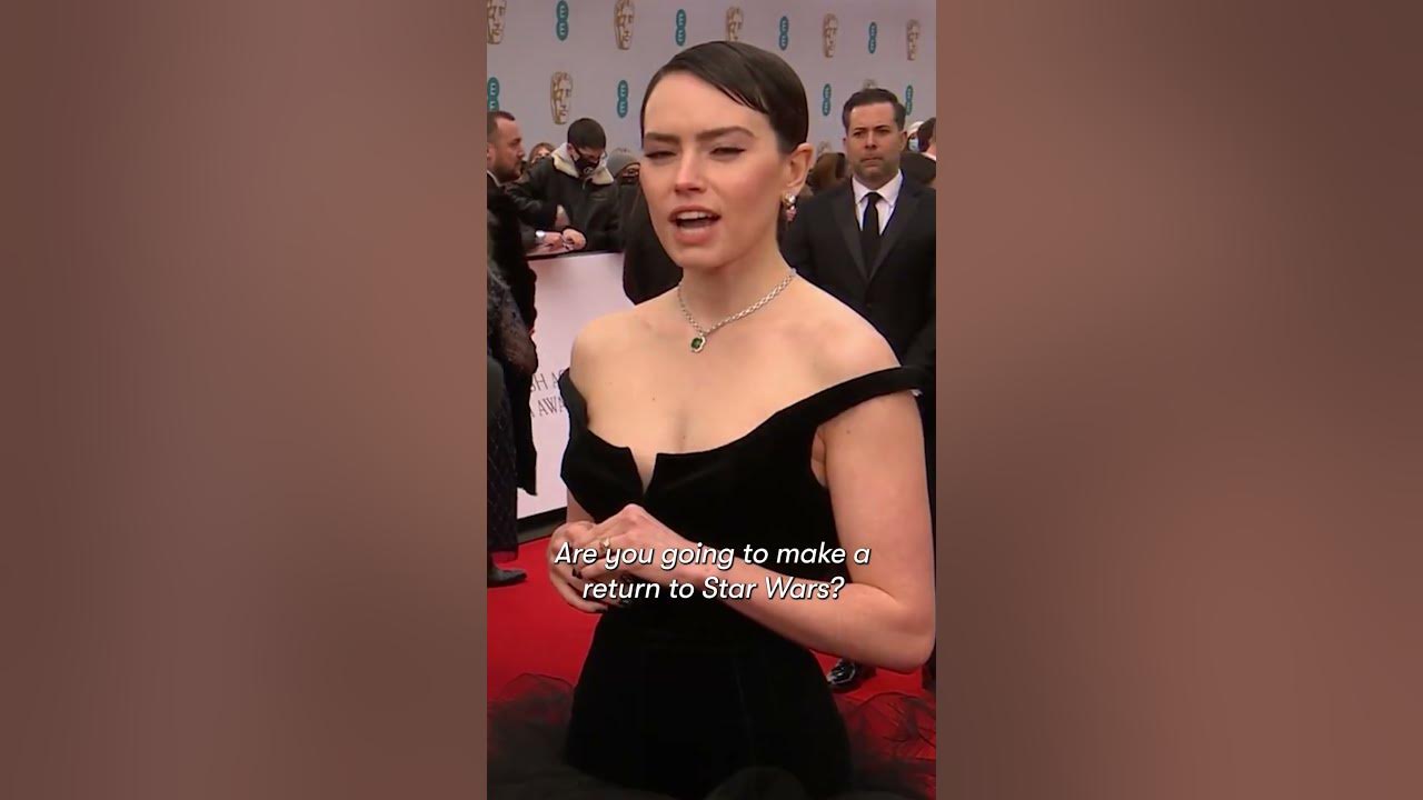 She never stopped being Rey 😍 #StarWars #DaisyRidley #Rey #BAFTA