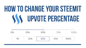 How to Change Your Steemit Voting Percentage