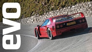 Ferrari F40 in the Alps | INSIDE evo