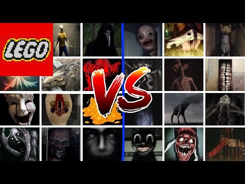 LEGO Trevor Henderson characters VS SCP characters