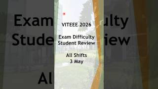 VITEEE 2026 Exam 3 May All Shifts Analysis | Honest Reviews | JEE Main Level | Samriddh Saxena