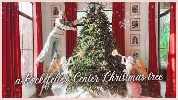 Christmas Decoration ideas 🎄 Nostalgic Tree Inspired by the  Rockefeller Center Christmas Tree!