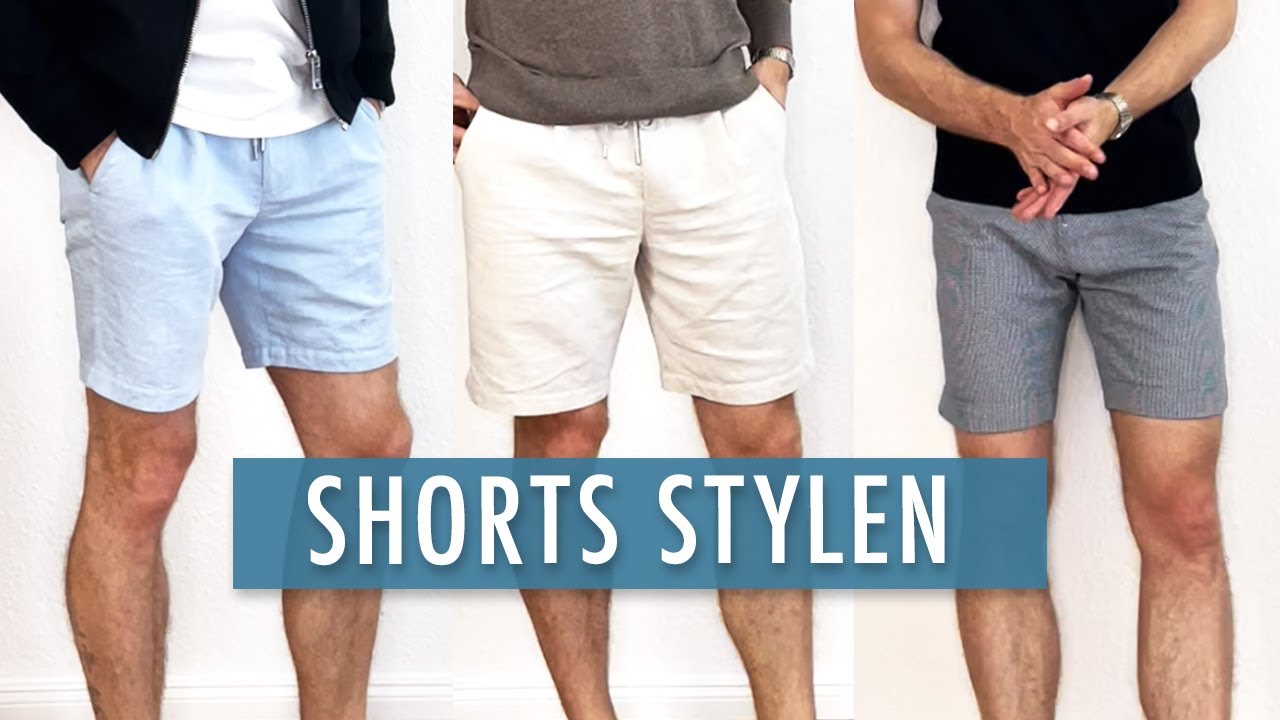 Welche Kurze Hose Bei Kräftigen Beinen Kurze Hose (Shorts) stylen Stylingtipps für Männer - YouTube