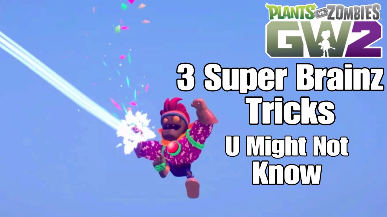 3 Super Brainz Tricks *Easy* Plants vs Zombies Garden Warfare 2 - YouTube