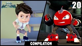 Vir: The Robot Boy & Rollbots | Compilation 20 | Action show for kids | WowKidz Action