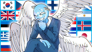 Countryhumans 2025 in 70 Languages Meme