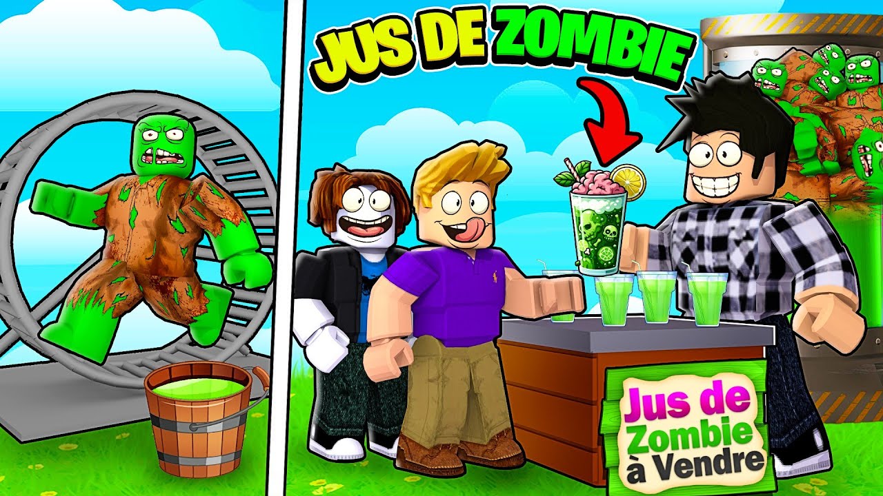 J'AI FAIT DU JUS DE ZOMBIE ET JE L'AI VENDU POUR GAGNER DE L'ARGENT DANS ROBLOX !!
