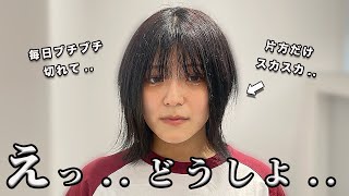 【絶望】ブリーチ9回して髪ブチブチ切れた.. ダメージ復活の大変身？！