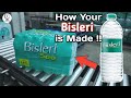 Bisleri  how its made  drinking water making process  inside factory  how do they do it