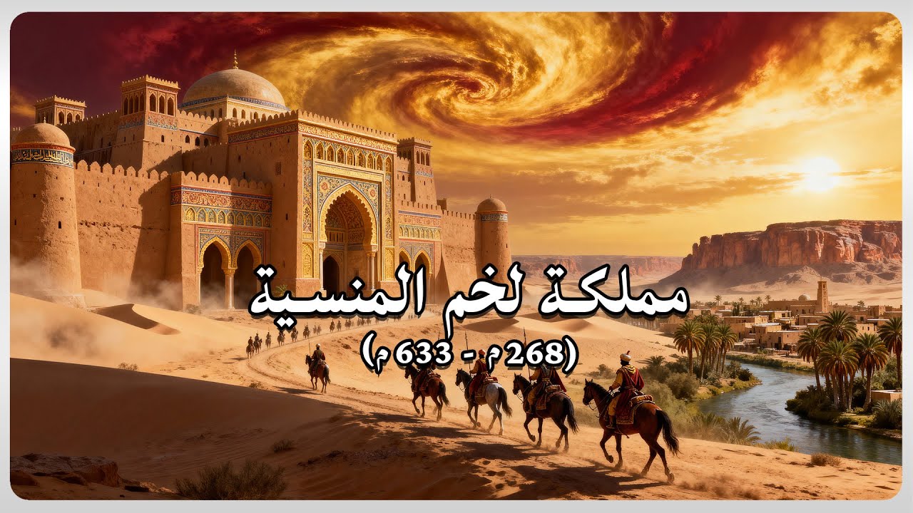 نام على القصة الكاملة لمملكة لخم (المناذرة) | حرس الفرس في قلب الصحراء