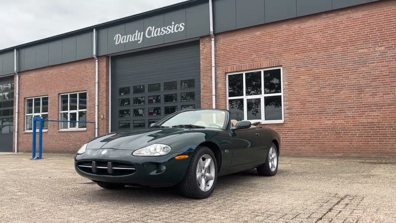 1998 Jaguar XK8 convertible green | inspection pt1 - YouTube