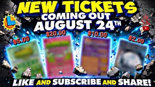 Preview of new California lottery tickets