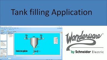 SCADA System Tutorial on Monitoring Tank Level Control with Wonderware InTouch #scada