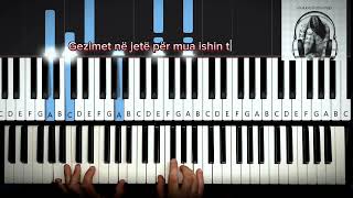 Video voorbeeld van "Pash Dy Sytë në ball - Bruno @pianoshqip"