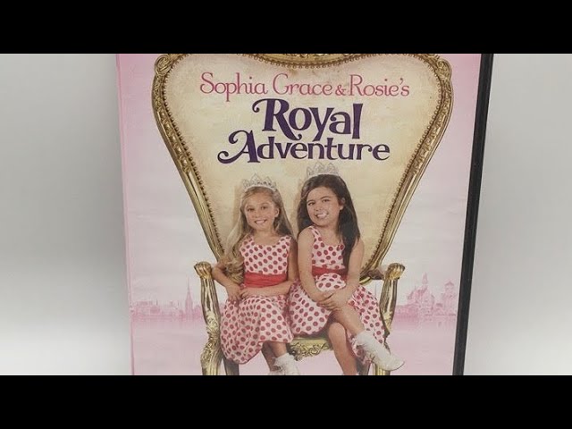 Sophia Grace and Rosie's Royal Adventure 2014 DVD Menu WalkThrough