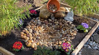 How to build a small pond in your garden for wildbirds? Backyard pond ideas. Garden makeover ideas