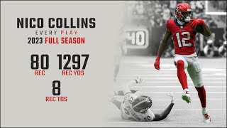 Nico Collins 2023 Highlights | Every Target, Catch, and Run