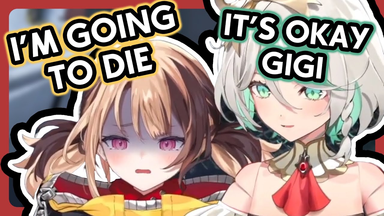 Cici can't stop laughing while Gigi broke down 【HOLOLIVE EN】