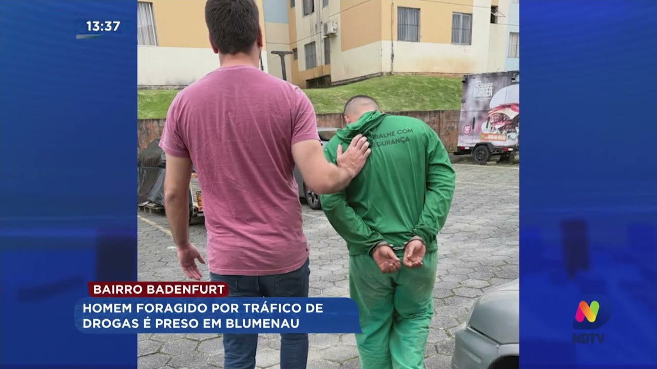 Bairro Itoupava Norte: homem é preso por tráfico de drogas