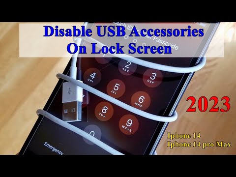 iphone 14 / 14 Pro Max : How To Disable USB Accessories On Lock Screen