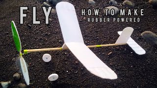 : Full Tutorial Foto Membuat Pesawat Stick Rubber Powered Dari Bahan Gabus Kotak Nasi