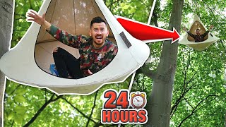 I Spent 24 Hours in a Tree Tent and You Won't Believe What Happened.. (WORLD'S CRAZIEST AIRBNB) I Spent 24 Hours in a Tree Tent and You Won't Believe What Happened.. (WORLD'S CRAZIEST AIRBNB)