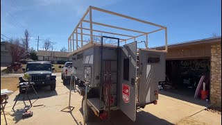 Overland camper build pop up to hard side day 1