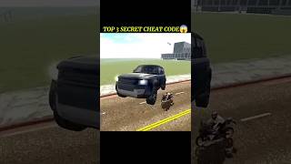 TOP 3 SECRET CHEAT CODE 😱 | INDIAN BIKE DRIVING 3D | #shorts #indianbikedriving3d #ytshorts #gta